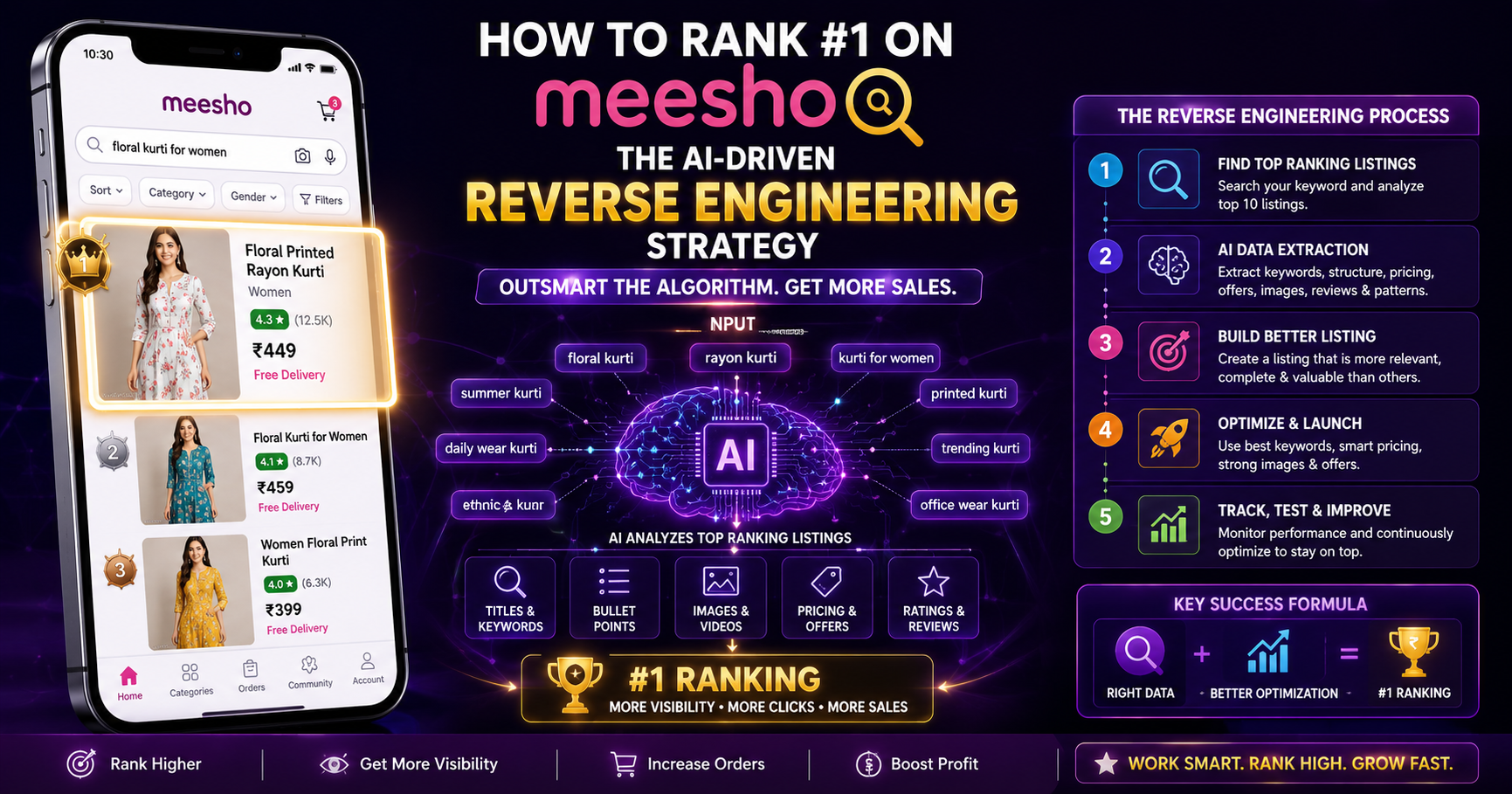 How to Rank #1 on Meesho: The AI-Driven Reverse Engineering Strategy