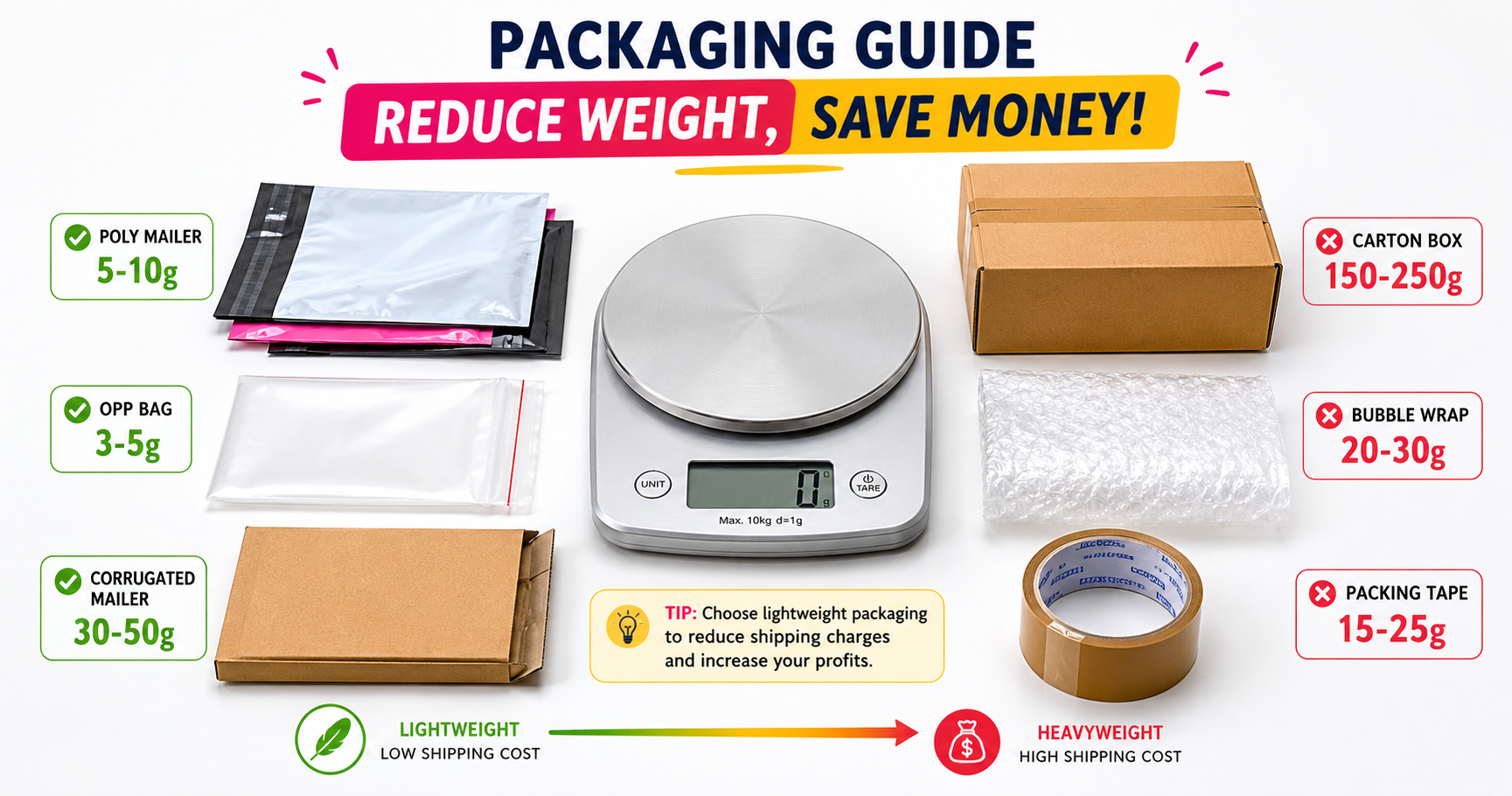 Meesho Packaging Guide 2026: Reduce Weight, Lower Shipping, Save Money