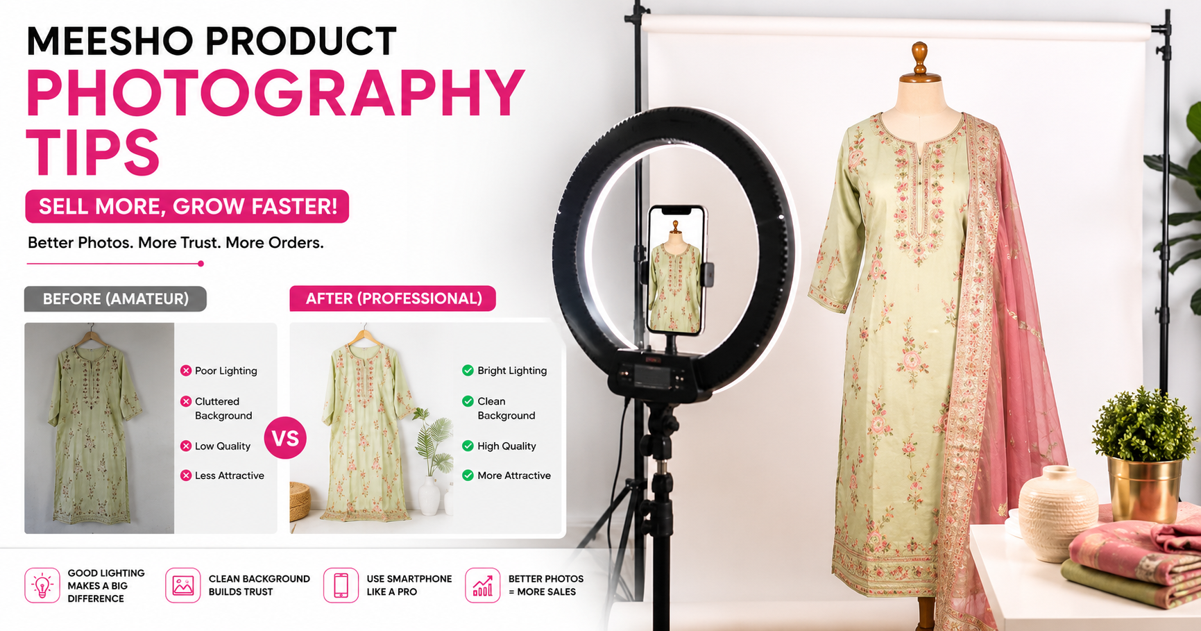 Meesho Product Photography Tips: Take Better Photos That Sell More