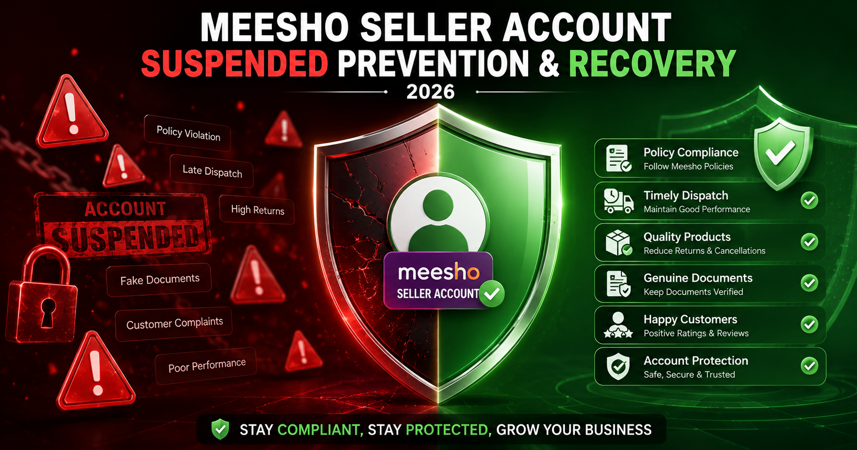 Meesho Seller Account Suspension: Prevention & Recovery Guide 2026